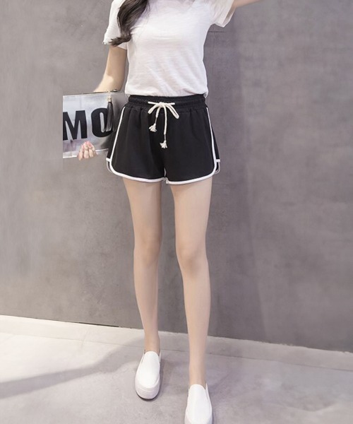 Miniministore(ミニミニストア)の「ショートパンツ レディース(スウェットパンツ・レディース・ピンク/ホワイト/ブラック/グレー・FREE)」の9枚目の写真