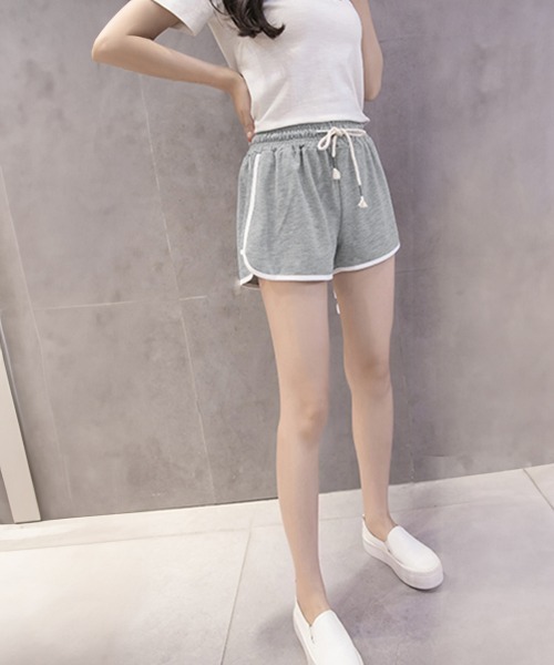 Miniministore(ミニミニストア)の「ショートパンツ レディース(スウェットパンツ・レディース・ピンク/ホワイト/ブラック/グレー・FREE)」の16枚目の写真