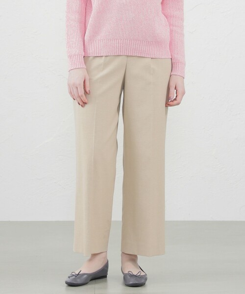 MACKINTOSH PHILOSOPHY(マッキントッシュ フィロソフィー)の「【2024年春夏モデル】ドライオックスフォードワイドパンツ(その他パンツ・レディース・ホワイト/ベージュ/イエロー/ダークネイビー/ブルー系その他4/ピンク/カーキ/ライトイエロー・40/38/36/34/32)」の3枚目の写真