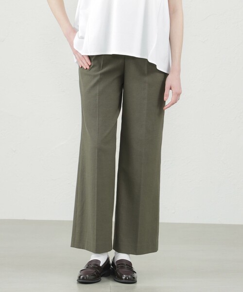 MACKINTOSH PHILOSOPHY(マッキントッシュ フィロソフィー)の「【2024年春夏モデル】ドライオックスフォードワイドパンツ(その他パンツ・レディース・ホワイト/ベージュ/イエロー/ダークネイビー/ブルー系その他4/ピンク/カーキ/ライトイエロー・40/38/36/34/32)」の4枚目の写真