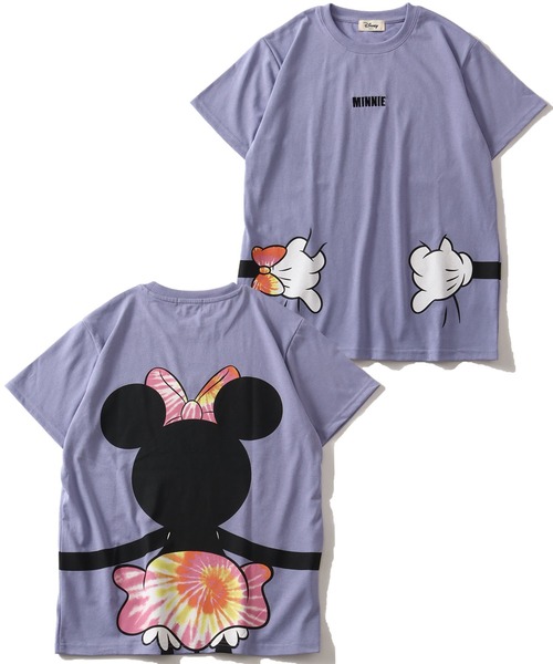 Disney(ディズニー)の「【Disney/ディズニー】アートワークデザイン 半袖クルーネックTシャツ(Tシャツ/カットソー・レディース・ライトグレー/サックスブルー/ピンク/ライトパープル・M/L)」の3枚目の写真