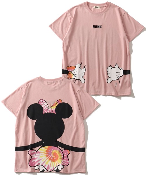 Disney(ディズニー)の「【Disney/ディズニー】アートワークデザイン 半袖クルーネックTシャツ(Tシャツ/カットソー・レディース・ライトグレー/サックスブルー/ピンク/ライトパープル・M/L)」の4枚目の写真