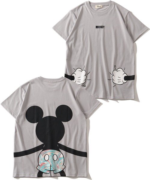 Disney(ディズニー)の「【Disney/ディズニー】アートワークデザイン 半袖クルーネックTシャツ(Tシャツ/カットソー・レディース・ライトグレー/サックスブルー/ピンク/ライトパープル・M/L)」の1枚目の写真