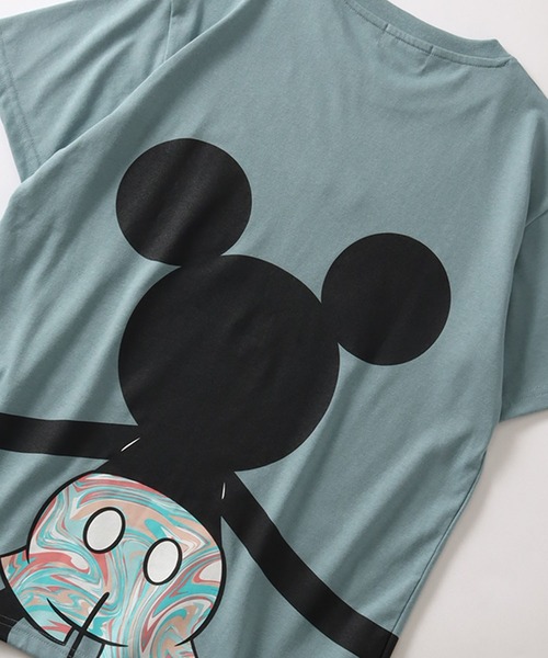 Disney(ディズニー)の「【Disney/ディズニー】アートワークデザイン 半袖クルーネックTシャツ(Tシャツ/カットソー・レディース・ライトグレー/サックスブルー/ピンク/ライトパープル・M/L)」の16枚目の写真