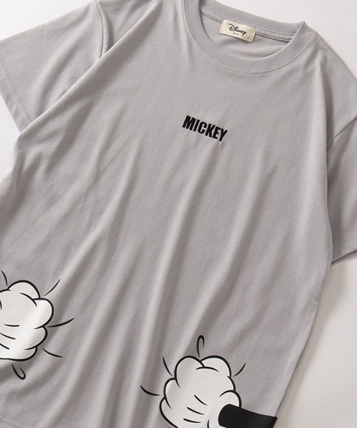 Disney(ディズニー)の「【Disney/ディズニー】アートワークデザイン 半袖クルーネックTシャツ(Tシャツ/カットソー・レディース・ライトグレー/サックスブルー/ピンク/ライトパープル・M/L)」の13枚目の写真