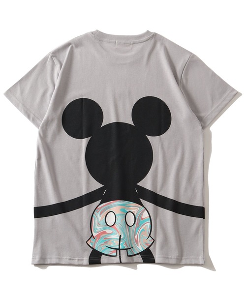 Disney(ディズニー)の「【Disney/ディズニー】アートワークデザイン 半袖クルーネックTシャツ(Tシャツ/カットソー・レディース・ライトグレー/サックスブルー/ピンク/ライトパープル・M/L)」の6枚目の写真