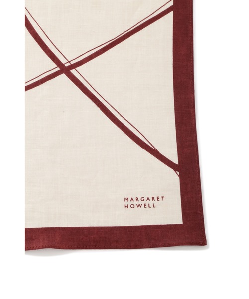 MARGARET HOWELL（マーガレットハウエル）の「LINEN FRAME HANKY