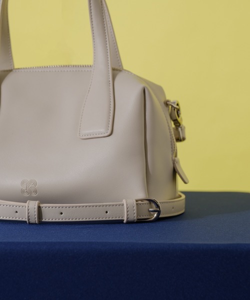 Kastane（カスタネ）の「【Kolors like you/WEB限定】mini boston bag（ボストンバッグ・レディース・アイボリー/ブラック/レモンイエロー・FREE）」の15枚目の写真