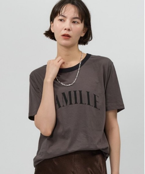 tシャツ CAMILLEバイカラーTシャツ レディース CAMILLEバイカラーTシャツ（Tシャツ/カットソー）｜BABYLONE