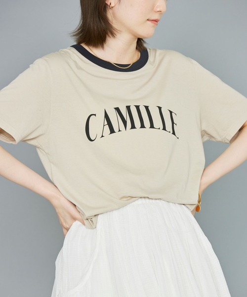 バビロン　CAMILLEバイカラーTシャツ BABYLONE（バビロン）の「CAMILLEバイカラーTシャツ（Tシャツ