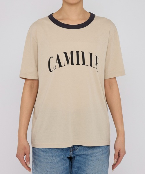 BABYLONE（バビロン）の「CAMILLEバイカラーTシャツ（Tシャツ