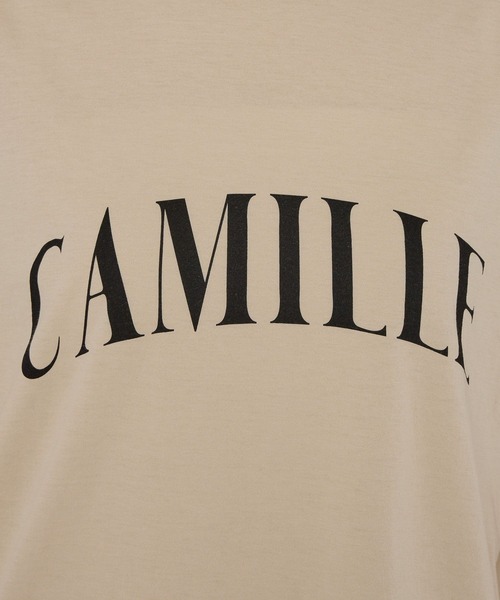 BABYLONE（バビロン）の「CAMILLEバイカラーTシャツ（Tシャツ/カットソー・レディース・ブラウン/ライトベージュ/ネイビー・フリー）」の11枚目の写真