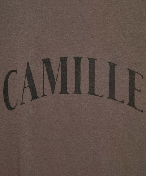 BABYLONE（バビロン）の「CAMILLEバイカラーTシャツ（Tシャツ/カットソー・レディース・ブラウン/ライトベージュ/ネイビー・フリー）」の12枚目の写真