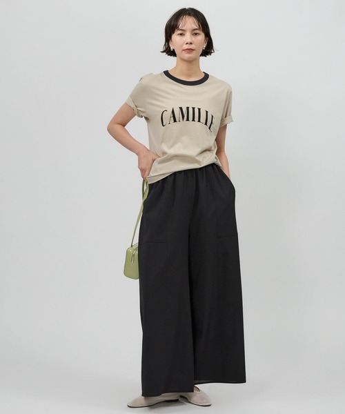 CAMILLEバイカラーTシャツ（Tシャツ/カットソー）｜BABYLONE