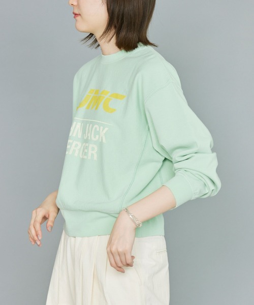 BABYLONE(バビロン)の「【J.J. Mercer】<別注>ロゴスウェットプルオーバー(スウェット・レディース・チャコール/ベージュ/ライトグリーン・フリー)」の19枚目の写真