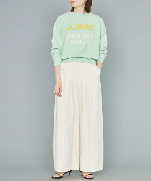 BABYLONE(バビロン)の「【J.J. Mercer】<別注>ロゴスウェットプルオーバー(スウェット・レディース・チャコール/ベージュ/ライトグリーン・フリー)」の21枚目の写真