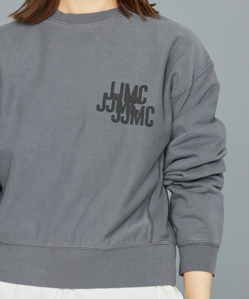 BABYLONE(バビロン)の「【J.J. Mercer】<別注>ロゴスウェットプルオーバー(スウェット・レディース・チャコール/ベージュ/ライトグリーン・フリー)」の7枚目の写真