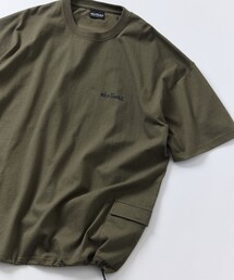 FREAK'S STORE | 限定展開 WILD THINGS×FREAK'S STORE/ワイルドシングス 別注 ビッグシルエット サイドポケット クルーネックTシャツ(Tシャツ/カットソー)