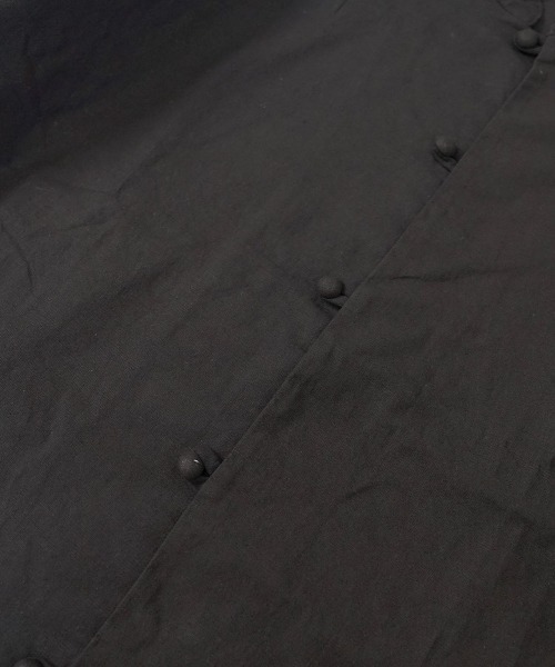 Shoowtime（ショウタイム）の「オーバーサイズバンドカラーチャイナシャツ（シャツ/ブラウス・メンズ・ホワイト/ブラック/ナチュラル/ネイビー・X-LARGE/LARGE/MEDIUM）」の18枚目の写真