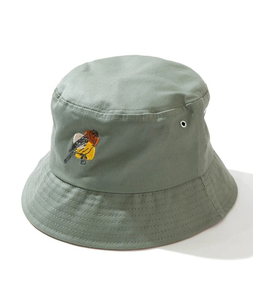 go slow caravan（ゴースローキャラバン）の「Nocs Provisions/ノックス プロヴィジョンズ　INTERESTING BIRD HEMP BUCKET HAT（ハット・メンズ・カーキ/ナチュラル/バイオレット/オレンジ/ベージュ/その他1・FREE）」の21枚目の写真