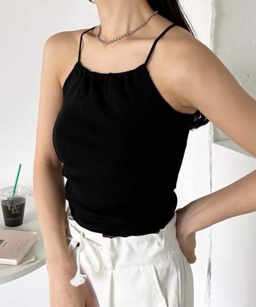 セール】カップ付き ホルターネックキャミソール（キャミソール
