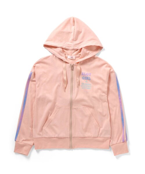 algy（アルジー）の「グラデラインUVカットパーカー（パーカー・キッズ・オレンジ/オフホワイト/ブラック・SMALL/X-SMALL/XX-SMALL/MEDIUM）」の11枚目の写真