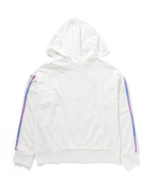 algy（アルジー）の「グラデラインUVカットパーカー（パーカー・キッズ・オレンジ/オフホワイト/ブラック・SMALL/X-SMALL/XX-SMALL/MEDIUM）」の7枚目の写真