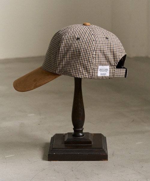 Mighty Shine（マイティシャイン）の「LONG BILL CAP（キャップ・メンズ・ブラウン/ベージュ/ブラック・FREE）」の10枚目の写真
