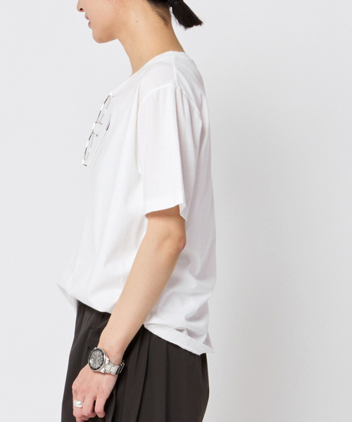 AP STUDIO（エーピーストゥディオ）の「ベーシックTシャツ（Tシャツ/カットソー・レディース・ホワイト/ブラック/アイボリー・FREE）」の13枚目の写真