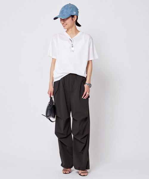 AP STUDIO（エーピーストゥディオ）の「ベーシックTシャツ（Tシャツ/カットソー・レディース・ホワイト/ブラック/アイボリー・FREE）」の15枚目の写真