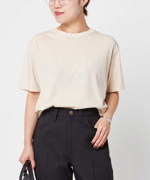 AP STUDIO（エーピーストゥディオ）の「ベーシックTシャツ（Tシャツ/カットソー・レディース・ホワイト/ブラック/アイボリー・FREE）」の18枚目の写真