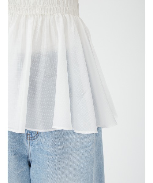 FRAY I.D（フレイアイディー）の「オフショルペプラムブラウス（シャツ/ブラウス・レディース・クリーム/ホワイト/ブラック・FREE）」の14枚目の写真