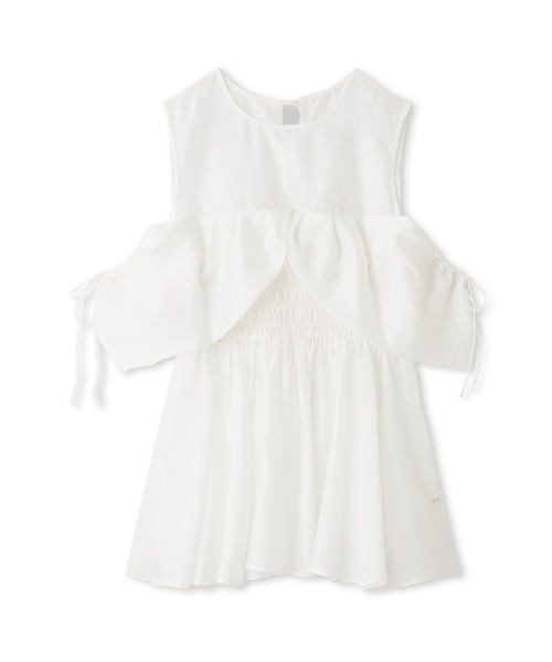 FRAY I.D（フレイアイディー）の「オフショルペプラムブラウス（シャツ/ブラウス・レディース・クリーム/ホワイト/ブラック・FREE）」の21枚目の写真