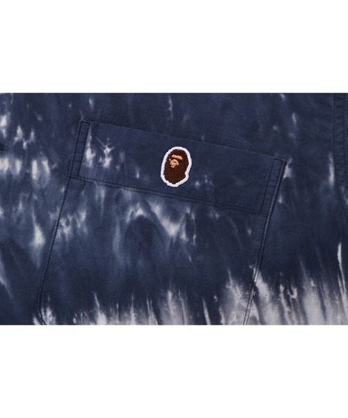 A BATHING APE（アベイシングエイプ）の「APE HEAD ONE POINT TIE DYE SHIRT M（シャツ/ブラウス・メンズ・ブラウン/グレー・LARGE/MEDIUM/X-LARGE）」の4枚目の写真