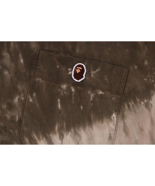 A BATHING APE（アベイシングエイプ）の「APE HEAD ONE POINT TIE DYE SHIRT M（シャツ/ブラウス・メンズ・ブラウン/グレー・LARGE/MEDIUM/X-LARGE）」の5枚目の写真