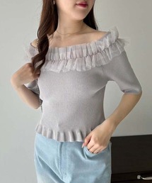 one after another NICE CLAUP | フリルリブニット【ZOZO先行販売】(ニット/セーター)