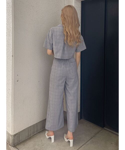 GYDA（ジェイダ）の「クロップドOPENカラーシャツ（シャツ/ブラウス・レディース・その他1/ブラック/オフホワイト・FREE）」の18枚目の写真