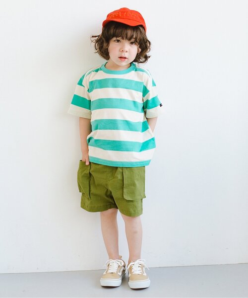 p.premier(ピードットプルミエ)の「BIGポケットハーフパンツ(その他パンツ・キッズ・ブラウン/カーキ/チャコール・100/110/120/80/130/140/90)」の5枚目の写真