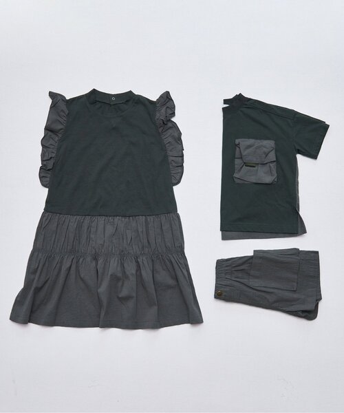 p.premier(ピードットプルミエ)の「BIGポケットハーフパンツ(その他パンツ・キッズ・ブラウン/カーキ/チャコール・100/110/120/80/130/140/90)」の13枚目の写真