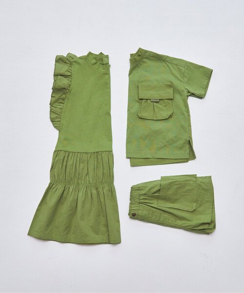 p.premier(ピードットプルミエ)の「BIGポケットハーフパンツ(その他パンツ・キッズ・ブラウン/カーキ/チャコール・100/110/120/80/130/140/90)」の14枚目の写真