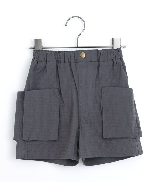 p.premier(ピードットプルミエ)の「BIGポケットハーフパンツ(その他パンツ・キッズ・ブラウン/カーキ/チャコール・100/110/120/80/130/140/90)」の22枚目の写真