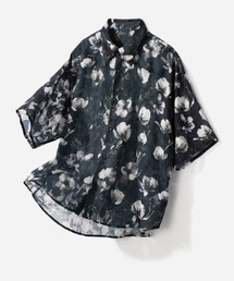 HARE | フラワージャガードシアーシャツSS(HARE)(シャツ/ブラウス)