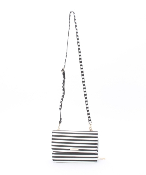 HusHusH（ハッシュアッシュ）の「ウォレットドッキングショルダーバッグ（ショルダーバッグ・レディース・レッド/ホワイト/ブラック系1/ブラック/ホワイト系1/ブラック系2・00）」の4枚目の写真