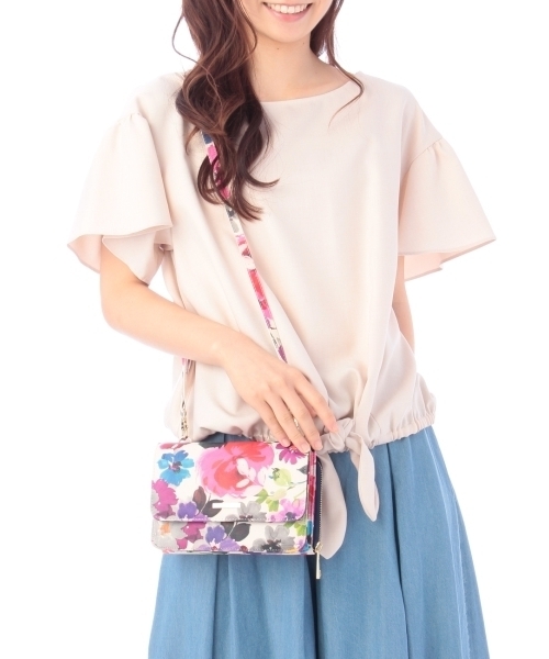 HusHusH（ハッシュアッシュ）の「ウォレットドッキングショルダーバッグ（ショルダーバッグ・レディース・レッド/ホワイト/ブラック系1/ブラック/ホワイト系1/ブラック系2・00）」の13枚目の写真