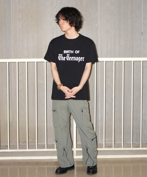 BoTT ボット Godard Tee BLACK Lサイズ セール】【BoTT / ボット】Godard Tee（Tシャツ/カットソー