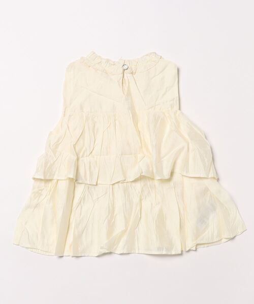 Bee des Bee(ビーデスビー)の「ティアードデザインノースリーブトップス(タンクトップ・キッズ・アイボリー系・100cm/120cm/110cm/140cm/130cm)」の2枚目の写真