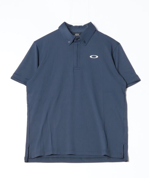 OAKLEY（オークリー）の「オークリー  ENHANCE TECH COLD SS POLO 2.0（ポロシャツ・メンズ・ブラック/ホワイト/ネイビー・S/M/L/LL/3L）」の3枚目の写真