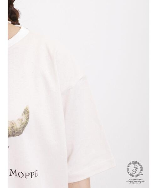 Samansa Mos2（サマンサ モスモス）の「【PETER RABBIT(TM)×Samansa Mos2】モペットTシャツ（Tシャツ/カットソー・レディース・ミント/オフホワイト/ベージュ・F）」の13枚目の写真