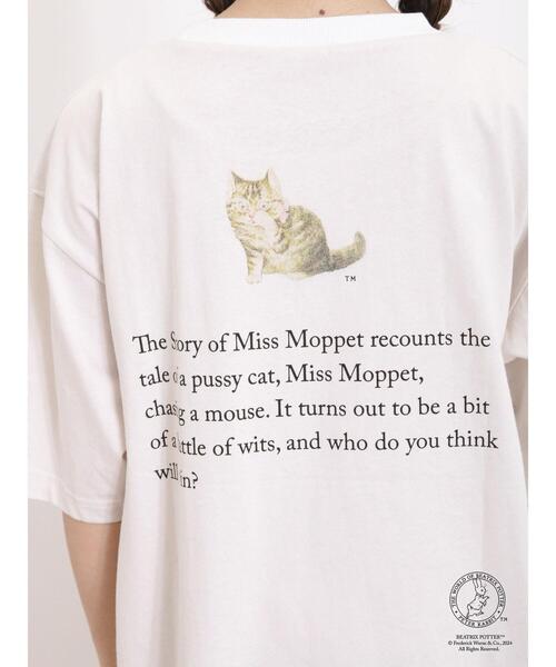 Samansa Mos2（サマンサ モスモス）の「【PETER RABBIT(TM)×Samansa Mos2】モペットTシャツ（Tシャツ/カットソー・レディース・ミント/オフホワイト/ベージュ・F）」の12枚目の写真