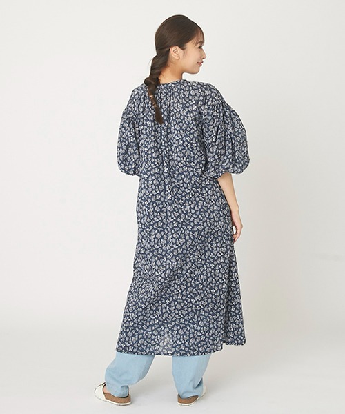 petit main LIEN(プティマインリアン)の「【AJUGA.親子リンク】前後2wayOP(大人サイズ)(ワンピース・レディース・ネイビー/キナリ/ピンク・FREE)」の15枚目の写真